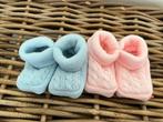 Baby slofjes roze of blauw, Ophalen of Verzenden, Nieuw, Jongetje of Meisje, Slofjes