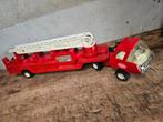 Tonka brandweer met oplegger, Ophalen of Verzenden, Zo goed als nieuw, Bus of Vrachtwagen, Overige merken