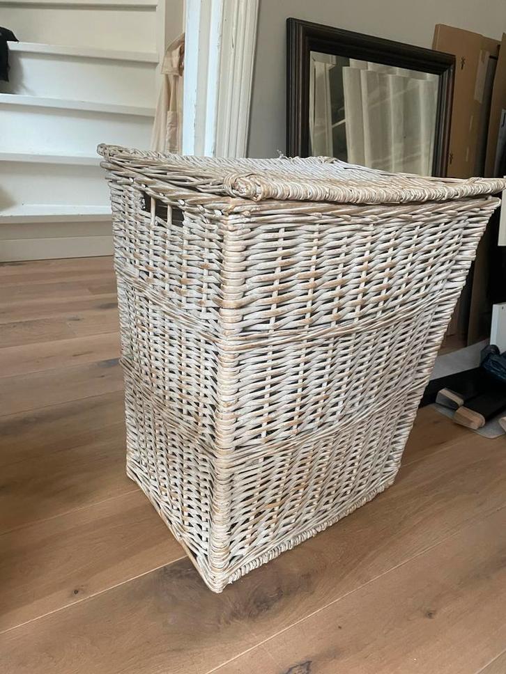 Rieten Opbergmand - 40x47x58 cm, Huis en Inrichting, Woonaccessoires | Overige, Zo goed als nieuw, Ophalen of Verzenden