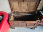 Antieke Engelse dekenkist Eikenhout 1680, Ophalen, Gebruikt, 100 tot 150 cm, 50 tot 75 cm