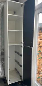 Ikea keukenkast chromen deurtjes, Ophalen, Minder dan 50 cm, Gebruikt, Overige kleuren