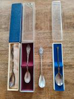 Sola Lepeltjes verzilverd in en zonder doosje., Antiek en Kunst, Antiek | Bestek, Ophalen of Verzenden