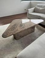 Vintage marmeren salontafel 160x100 cm, 100 tot 150 cm, Zo goed als nieuw, Minder dan 50 cm, Rechthoekig