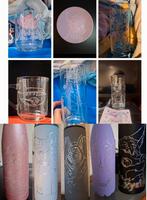 Conmissions engraved thermo bottle or glass, Ophalen of Verzenden, Zo goed als nieuw, Overige typen