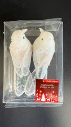 Vogels op clip - kerst decoratie, Diversen, Kerst, Ophalen of Verzenden, Nieuw