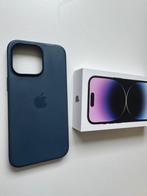Apple 15 Pro Max hoesje Finewoven Storm Blue, org. + Magsafe, Ophalen of Verzenden, Gebruikt, Hoesje of Tasje