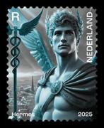 Nederland Crypto Stamp Hermes blauw. Niet geclaimd., Postzegels en Munten, Postzegels | Nederland, Verzenden, Postfris