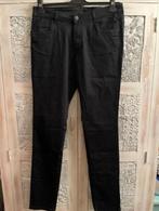 NIEUW ! Parami stretchbroek zwart/blauwe panterprint 44/32, Parami, Zwart, Maat 42/44 (L), Nieuw