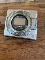 Sharp 722 portable minidisc recorder/speler met adapter 100%, Ophalen of Verzenden, ., ., ..