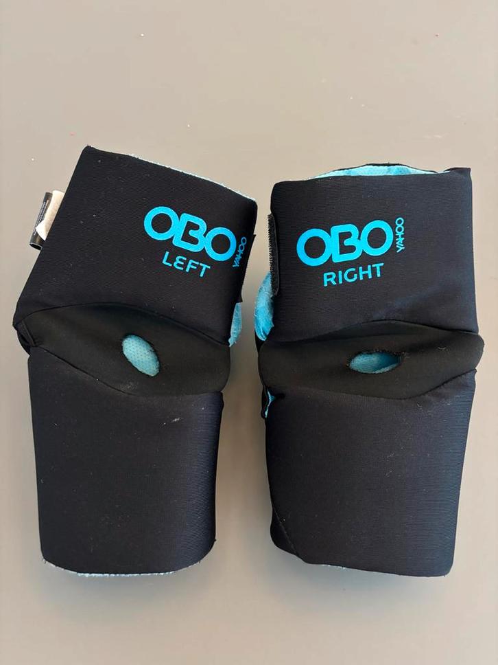 OBO Elleboogbeschermers Hockeykeeper - Maat S, Sport en Fitness, Hockey, Zo goed als nieuw, Overige typen, Ophalen of Verzenden