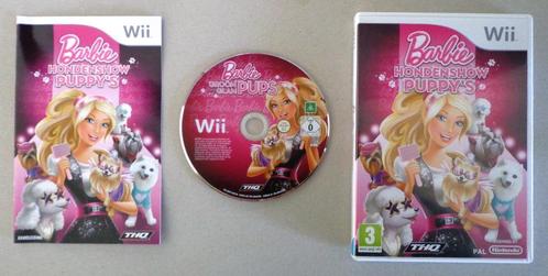 Barbie Hondenshow Puppy's voor de Nintendo Wii Compleet, Spelcomputers en Games, Games | Nintendo Wii, Zo goed als nieuw, Ophalen of Verzenden