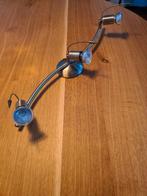 Moderne metalen spot met 3 lampen, Ophalen of Verzenden, Zo goed als nieuw, Metaal, Modern