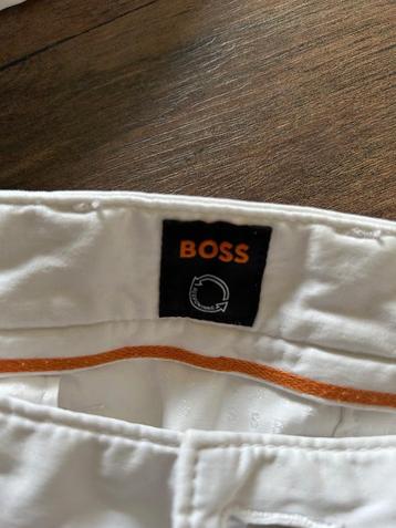 Heren chino broek Boss wit katoen 32/34 beschikbaar voor biedingen