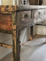 Oude Chinese sidetable wandtafel Aziatische sober sleets, Ophalen