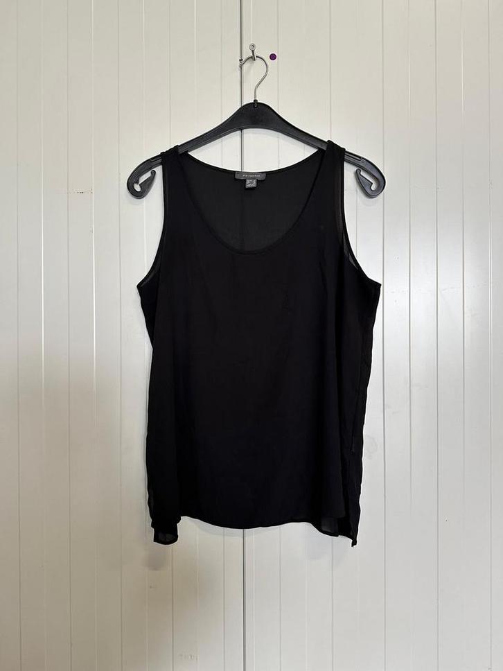 Zwarte mouwloze dames blouse maat xxl, Kleding | Dames, Tops, Zo goed als nieuw, Maat 42/44 (L), Zwart, Zonder mouw, Ophalen of Verzenden