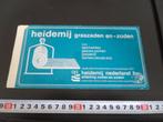 sticker Arnhem Heidemij Nederland bv afd.  zaden en zoden, Verzamelen, Ophalen, Zo goed als nieuw