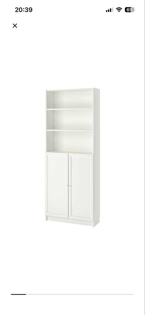 IKEA Billy/Oxberg Boekenkast - 202x80x30 cm, Huis en Inrichting, Kasten | Boekenkasten, Zo goed als nieuw, 50 tot 100 cm, 200 cm of meer