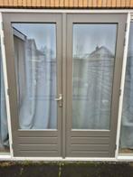 Openslaande deuren Kwartsgrijs (excl. kozijn), Ophalen, 120 cm of meer, Buitendeur, 215 cm of meer