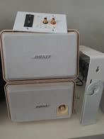 Bose Luidsprekers met Beugels en Aansluitpaneel, Audio, Tv en Foto, Ophalen of Verzenden, Gebruikt, Front, Rear of Stereo speakers