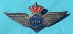 KLM JUNIOR STEWARDESS WINGS LUCHTVAART INSIGNE UIT JAREN 50, Verzenden, Gebruikt, Patch, Badge of Embleem