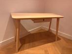 Ikea LISABO Bureau - Essenfineer - 118x45 cm, Huis en Inrichting, Ophalen, Zo goed als nieuw, Bureau