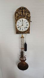 Antieke Franse Comtoise klok, Huis en Inrichting, Ophalen of Verzenden, Gebruikt, Analoog, Wandklok