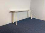 Hoge vergadertafel Gispen TM, wit blad, wit frame, 230 x 70, Ophalen, Gebruikt