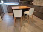 Ikea sternstorp keukenieland en 2 bergmund witte krukken, Huis en Inrichting, Ophalen, Gebruikt, 100 tot 150 cm, 75 cm of meer