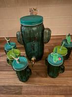 Limonade set cactus, Glas of Glazen, Ophalen of Verzenden, Overige stijlen, Glas