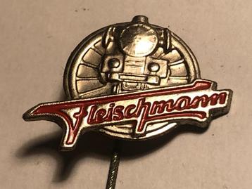 Metalen FLEISCHMANN MINIATUURTREINEN Speld (Rood/Metaalkl.). beschikbaar voor biedingen