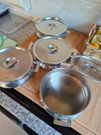 4 stuks hotel of camping pannetjes, Ophalen of Verzenden, Zo goed als nieuw, Aluminium
