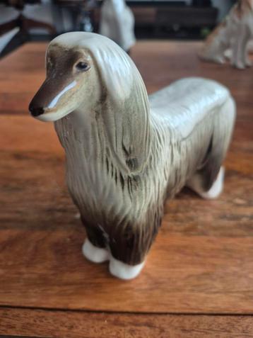 Beeld windhond hond porselein lomonosov  beschikbaar voor biedingen