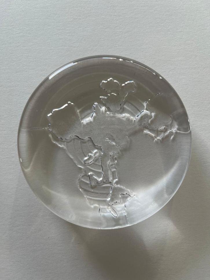 Mooie presse papier Europa Royal Leerdam, Antiek en Kunst, Antiek | Glas en Kristal, Ophalen of Verzenden