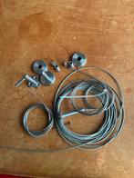 Gordijnroede set met staaldraad en draadspanner, Huis en Inrichting, Minder dan 50 cm, Gebruikt, Ophalen of Verzenden, Minder dan 100 cm