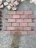 oud gebakken klinkers rood paars, Gebruikt, Keramiek, Klinkers, Ophalen of Verzenden