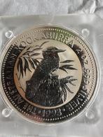 2 oz Kookaburra zilver, Postzegels en Munten, Edelmetalen en Baren, Ophalen of Verzenden, Zilver