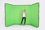 Lastolite / Manfrotto LL lb7622 4m doek + frame Chroma groen, Ophalen of Verzenden, Zo goed als nieuw, Achtergrond