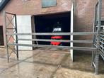 Palletstelling stelling 3x bok 2.50m hoog ca 8m.lang gegalva, Ophalen, Gebruikt, IJzer