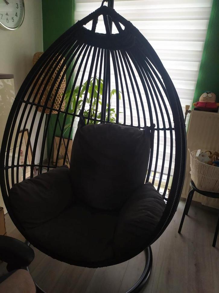 ZGAN Egg hangstoel, Tuin en Terras, Hangmatten, Zo goed als nieuw, Binnen, Buiten, Ophalen of Verzenden