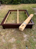 Futonbed hout 140x200, Huis en Inrichting, Slaapkamer | Bedden, Ophalen, Gebruikt, Overige kleuren, Tweepersoons
