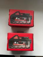 Milwaukee M18 HB5.5 18V Li-Ion High Output Accu - 5.5Ah, Doe-het-zelf en Verbouw, Gereedschap | Machine-onderdelen en Toebehoren