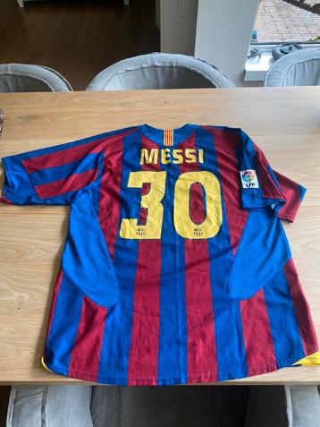 Messi 30 Fc Barcelona thuis voetbal shirt maat L 2005 2006 beschikbaar voor biedingen