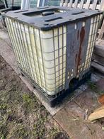 IBC Vat kunststof pallet, Tuin en Terras, Regentonnen, Ophalen, Kunststof, Gebruikt, Met kraantje