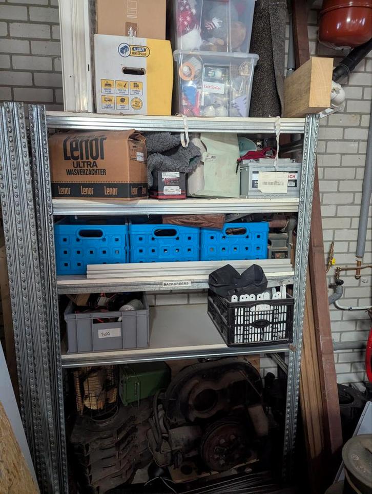 Stevige stellingkast, 360cm breed, Huis en Inrichting, Kasten | Stellingkasten, Gebruikt, Ophalen