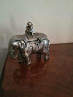 Oude / antieke spaarpot - olifant met aap, Ophalen of Verzenden
