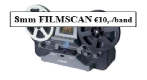 8mm film maar DVD voor 10 euro per spoel* - digitaliseren, Computers en Software, Scanners, Ophalen of Verzenden