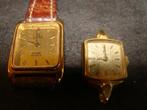Twee OUDE DAMESHORLOGES  OMEGA, Sieraden, Tassen en Uiterlijk, Overige merken, Overige materialen, Gebruikt, Overige materialen