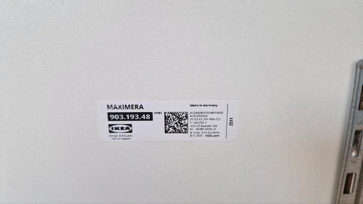 IKEA Maximera lade met Utrusta front, Huis en Inrichting, Keuken | Keukenelementen, Zo goed als nieuw, Minder dan 100 cm, Minder dan 50 cm