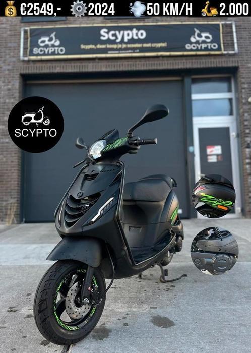 Piaggio Zip | 2024 | 1e eigenaar | Full Option | Brom |, Fietsen en Brommers, Scooters | Piaggio, Nieuw, Zip, Maximaal 45 km/u