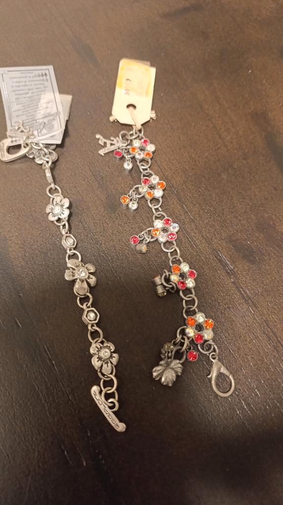 Arlecchino Armbanden - Nieuw!, Sieraden, Tassen en Uiterlijk, Armbanden, Nieuw, Zilver, Zilver, Met bedels of kralen, Met kristal